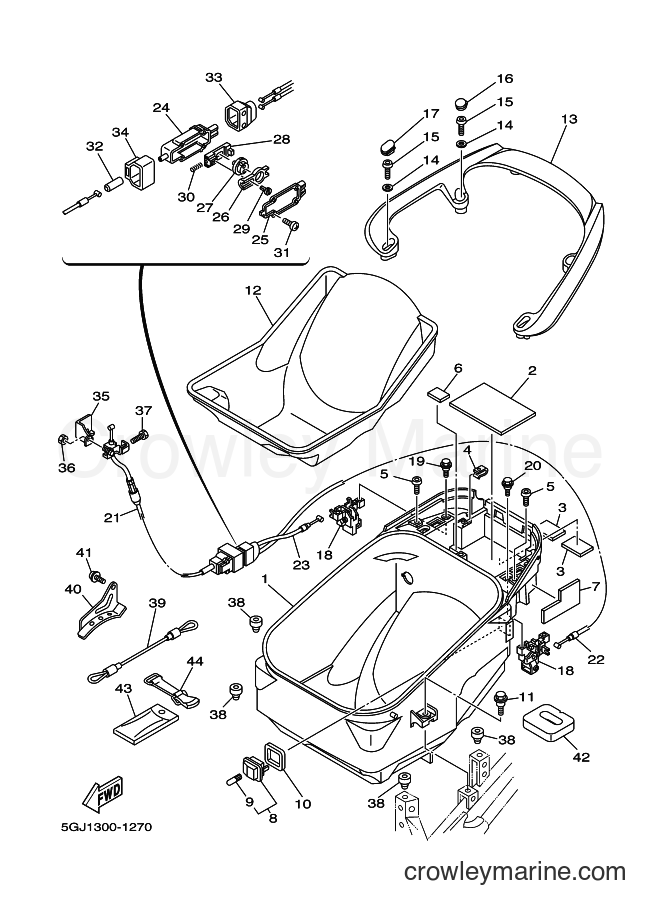 2003 Scooter XP500 - XP500 (5GJ9) [020] - SEAT 2