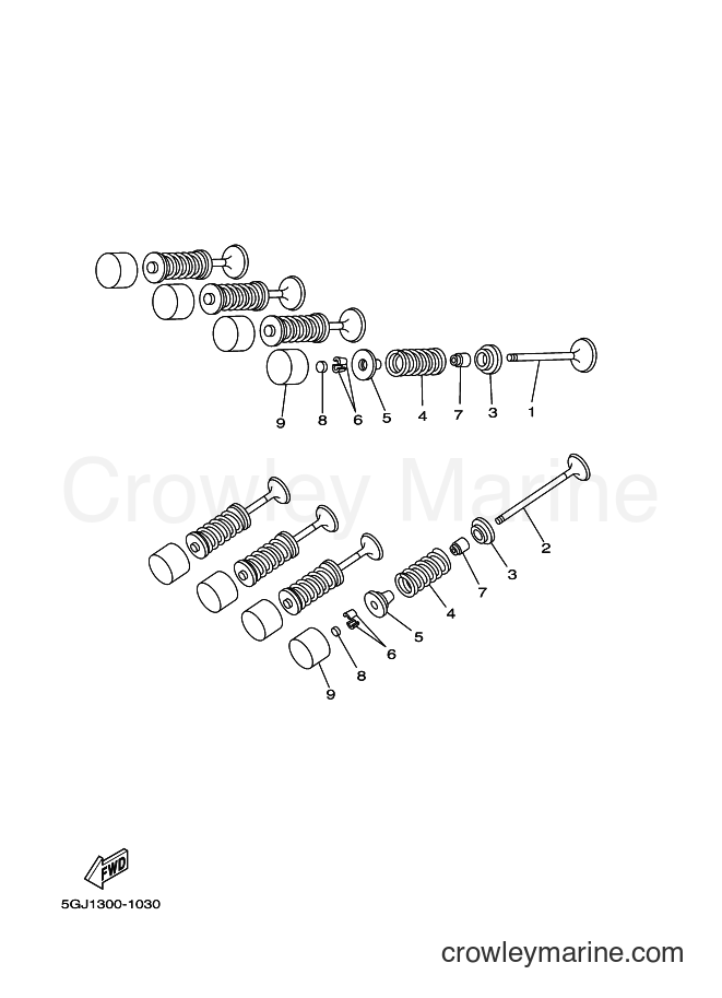 Yamaha Motors XP500A (1LD3) [050] - VALVE