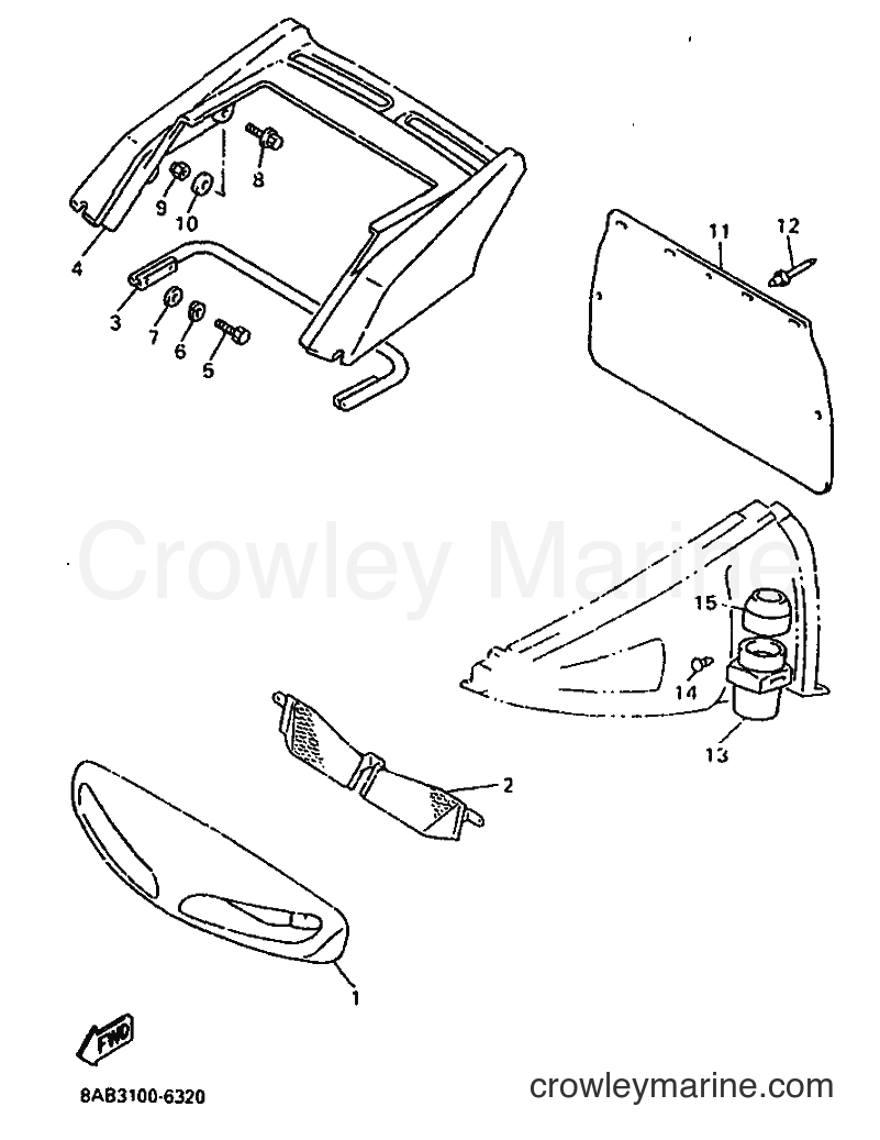 Yamaha Motors VX600E (8CF3) [020] - BUMPER
