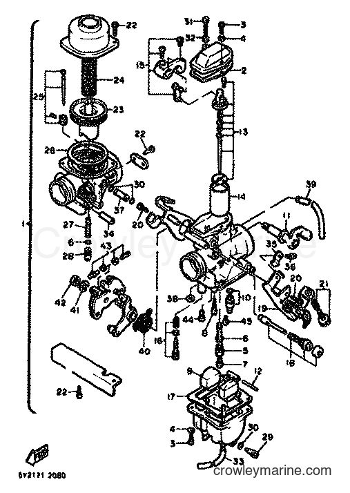 1982 Dirt Bike XT550 - XT550 (5Y3) [999] - CARBURETOR