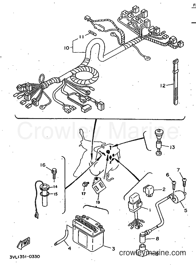 1998 Scooter CW50 - CW50 (4VVH) [010] - ELECTRICAL 2
