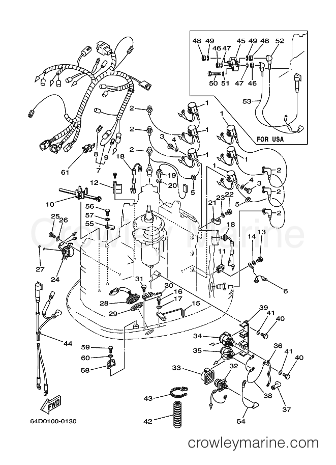 Yamaha Motors 150FETOL (64C2) [050] - ELECTRICAL 2