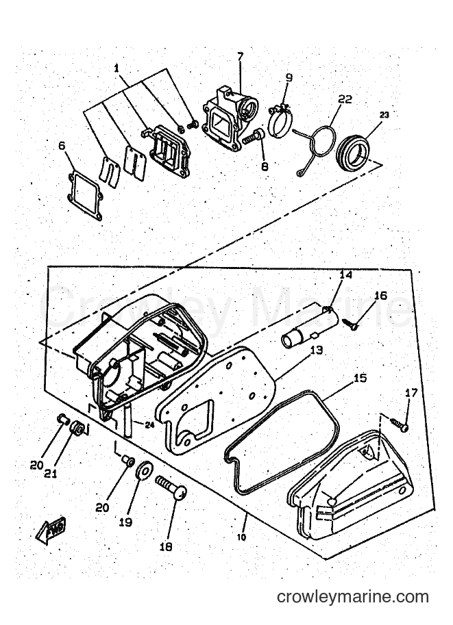1999 Scooter CW50 - CW50 (4RW4) [010] - INTAKE