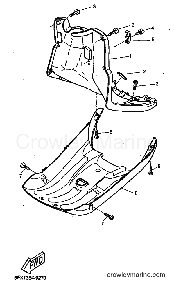 1999 Scooter CW50RS - CW50RS (5FX7) [010] - LEG SHIELD