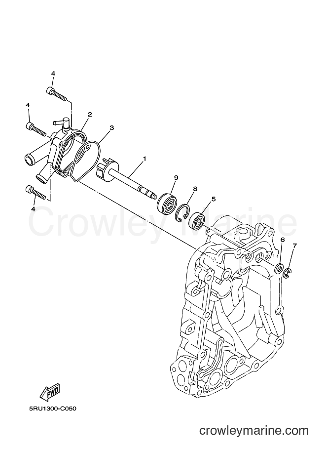 Yamaha Motors YP400A (34BE) [040] - WATER PUMP