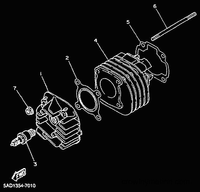 Yamaha Motors YN50 (5BV7) [010] - CYLINDER