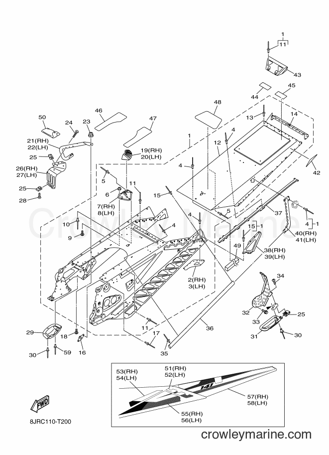 2018 Snowmobile SRV10XS - SRV10XS (8JRC) [010] - FRAME 2