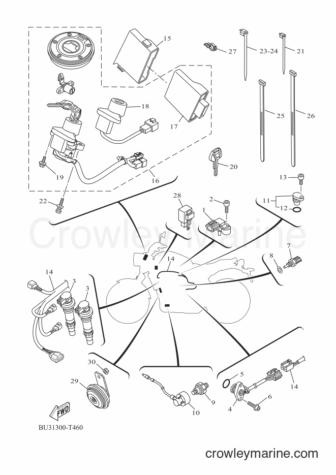 2018 Street Bike MTM690 - MTM690 (BU31) [030] - ELECTRICAL 2