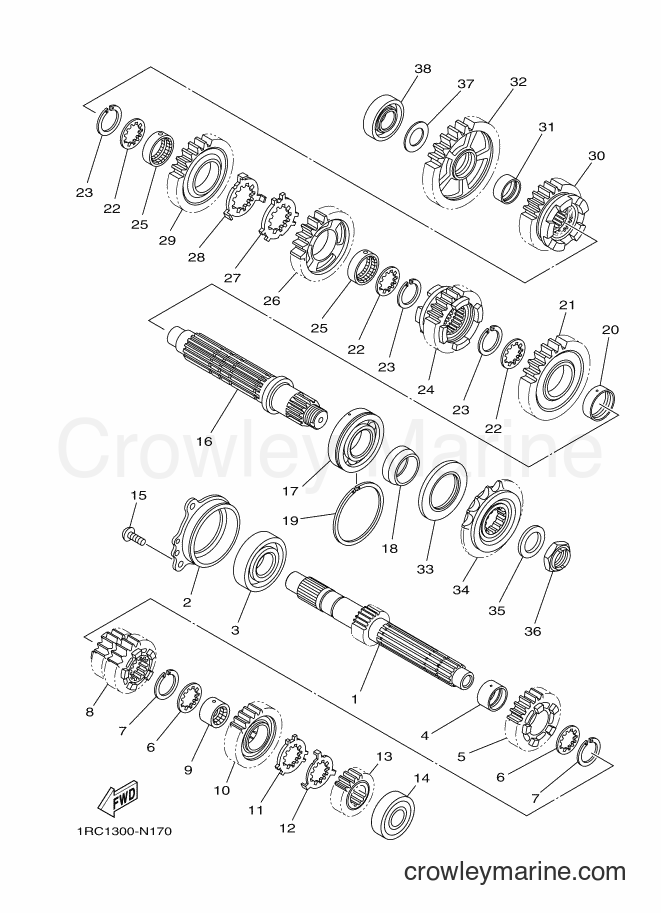 2014 Street Bike MT09A - MT09A (2DRD) [010] - TRANSMISSION