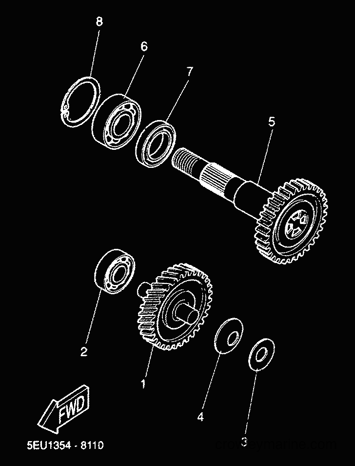 2000 Scooter YH50 - YH50 (5FV3) [010] - TRANSMISSION