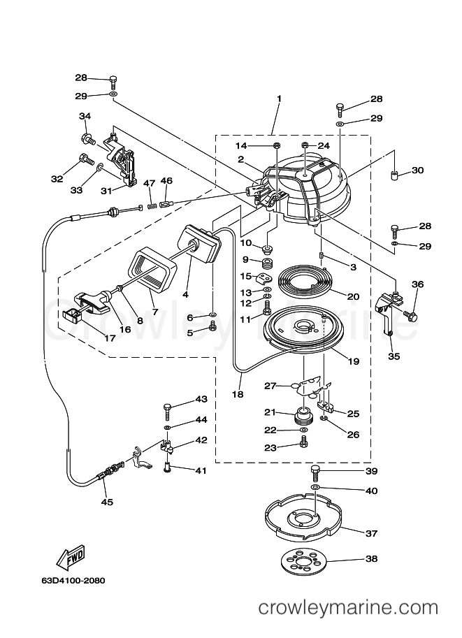Yamaha Motors C40T (63D4) [030] - STARTER
