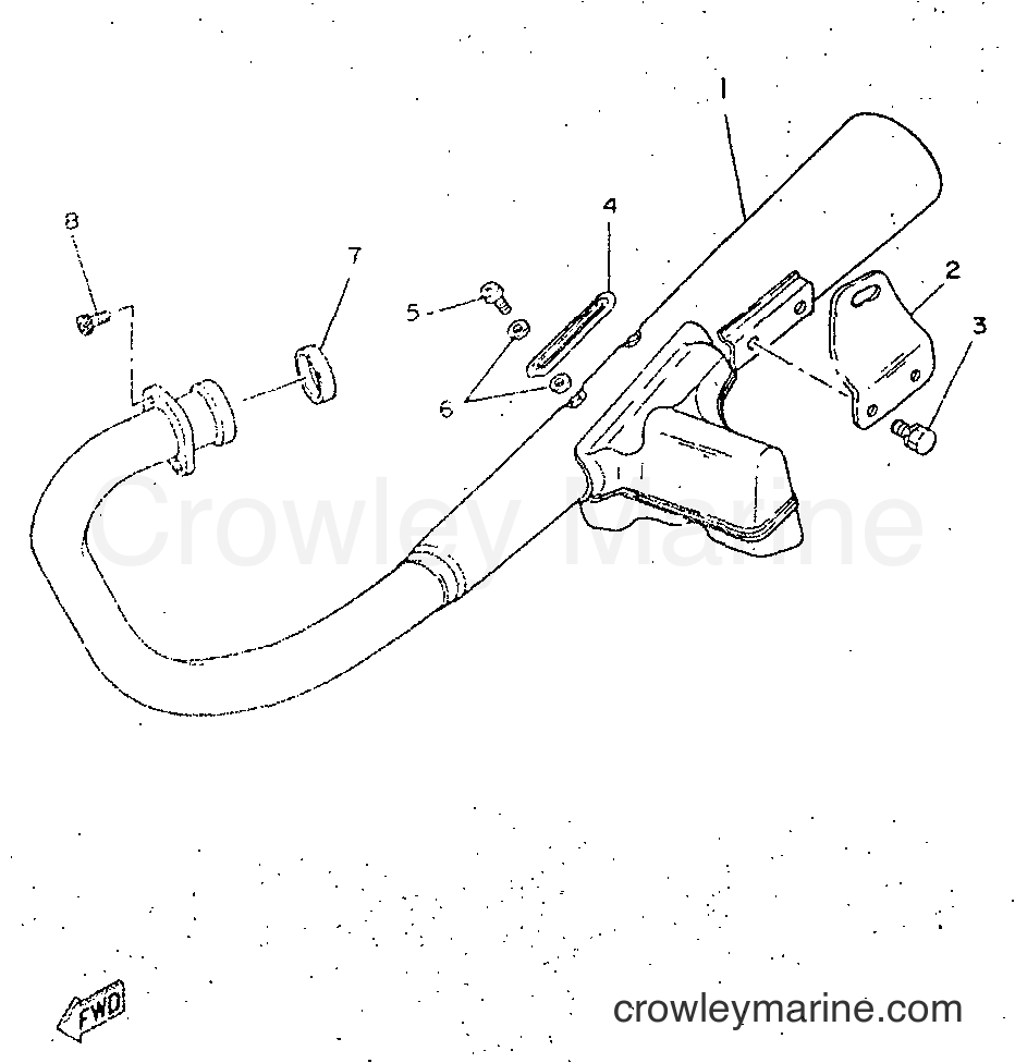 Yamaha Motors SR250 (21L2) [010] - EXHAUST
