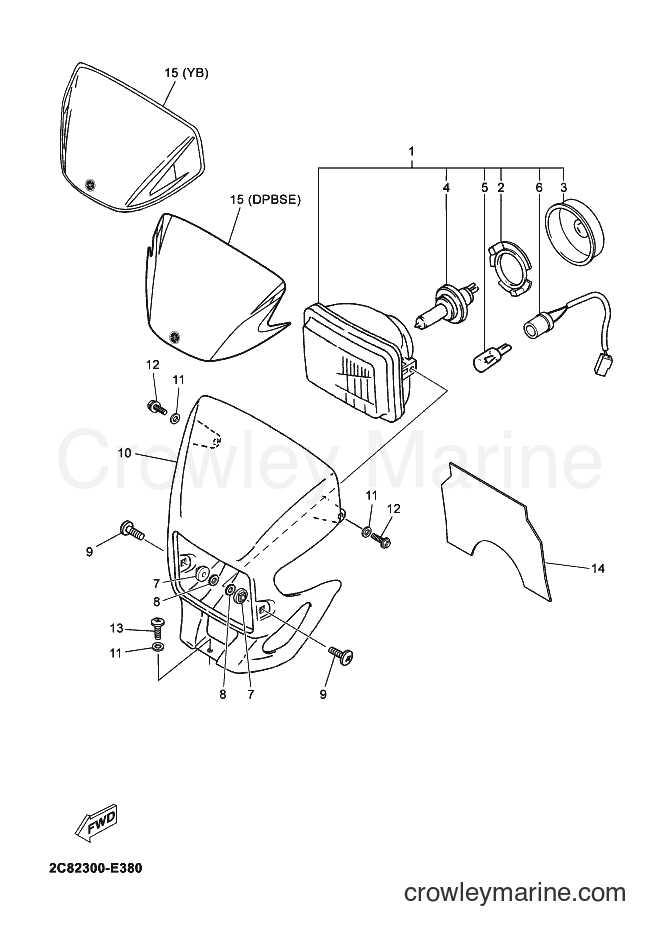 2006 Dirt Bike DT125X - DT125X (2C82) [060] - HEADLIGHT