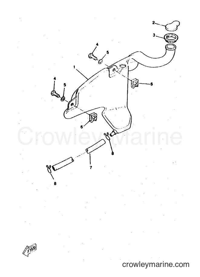 1997 Scooter CW50RS - CW50RS (4VB4) [010] - OIL TANK
