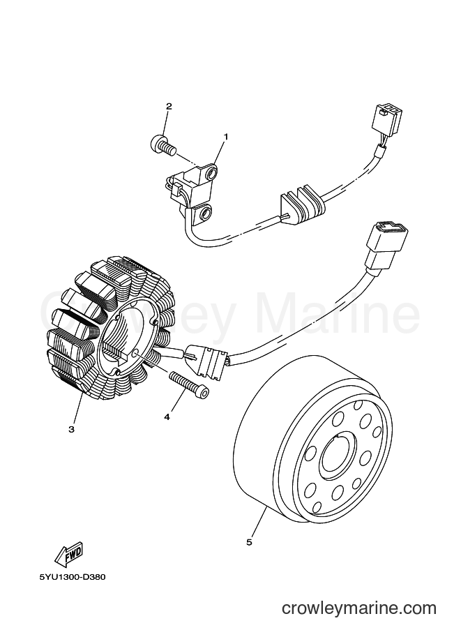 2007 Street Bike MT01 - MT01 (5YUB) [040] - GENERATOR