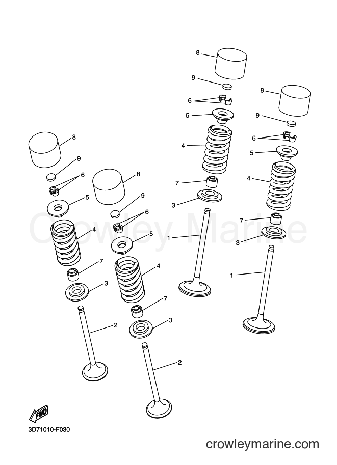 2009 Dirt Bike WR250R - WR250R (32D5) [010] - VALVE