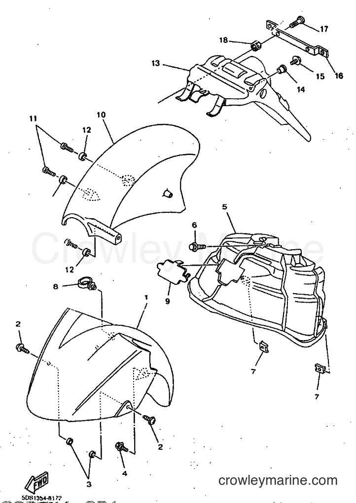 Yamaha Motors YP125E (5DS6) [010] - FENDER