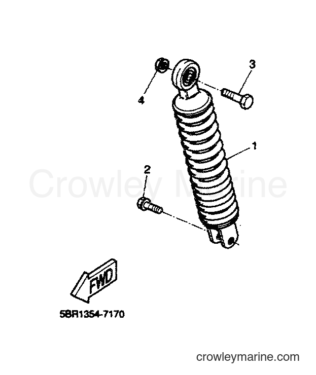 2000 Scooter YQ50L - YQ50L (5KF7) [010] - REAR SUSPENSION