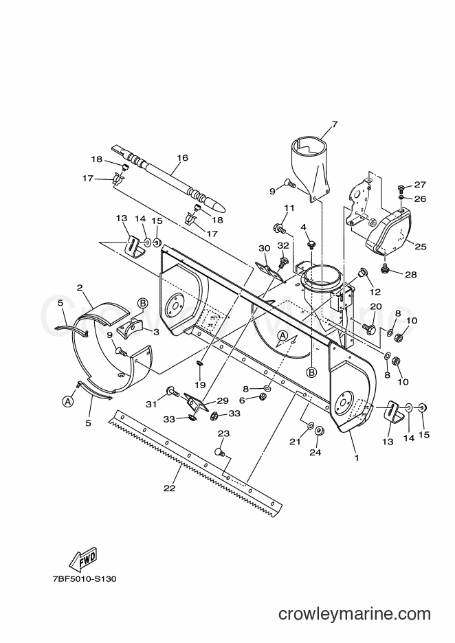 Yamaha Motors YT1390X (7BF5) [010] - AUGA CASE 1