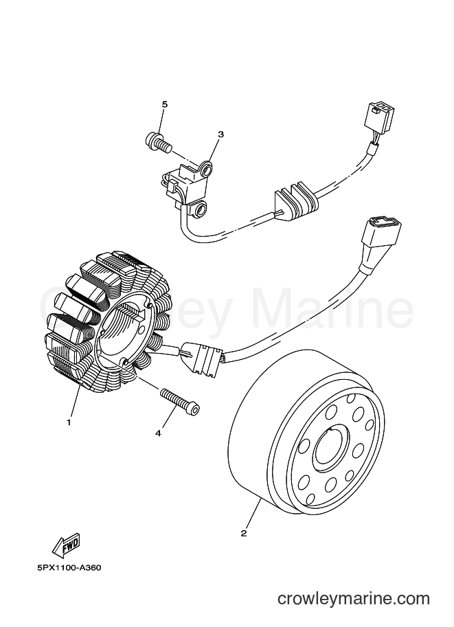 Yamaha Motors XV1700PC (2D84) [010] - GENERATOR