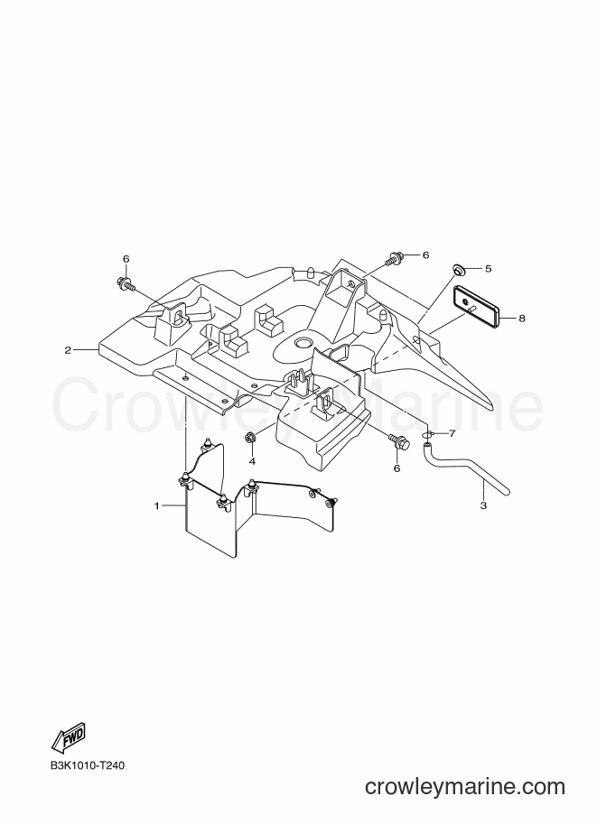 2018 Scooter CEH50D - CEH50D (B3K2) [010] - REAR FENDER