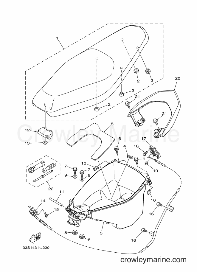 2010 Scooter AL125C - AL125C (33S2) [010] - SEAT