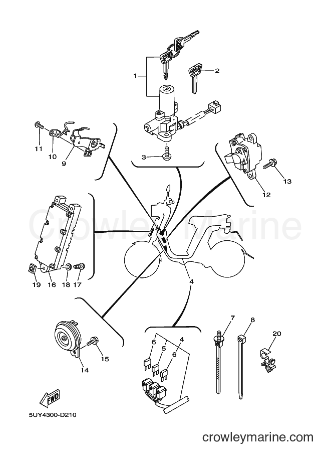 Yamaha Motors EA06 PASSOL (5UY4) [010] - ELECTRICAL 2