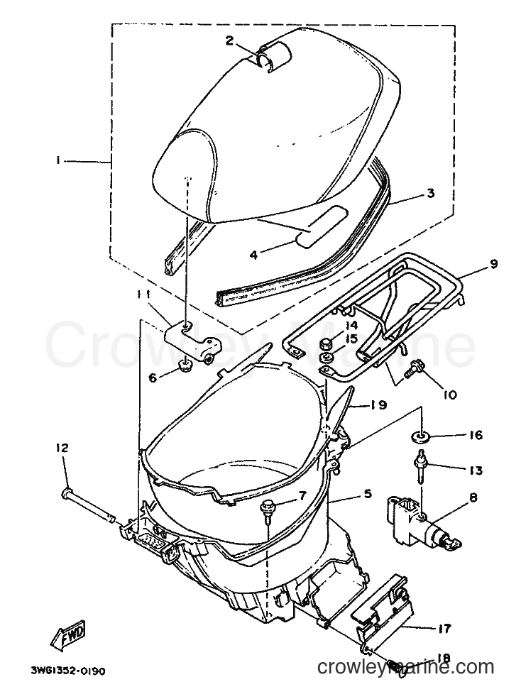 1990 Scooter CY50 - CY50 (3WG1) [999] - SILLIN