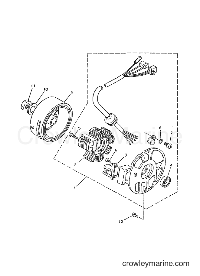 1999 Scooter CY50R - CY50R (3WG8) [010] - GENERADOR