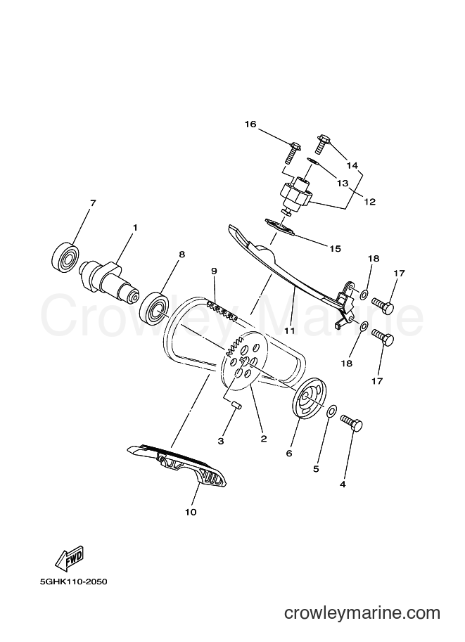 2004 ATV YFM400AN - YFM400AN (5VH6) [010] - CAMSHAFT & CHAIN