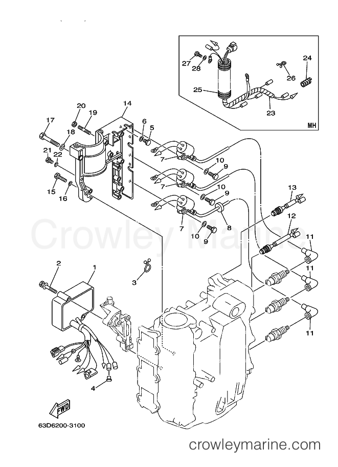 Yamaha Motors 40VEL (63C3) [050] - ELECTRICAL 1