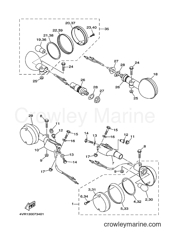 Yamaha Motors XVS650 (4VRE) [030] - FLASHER LIGHT