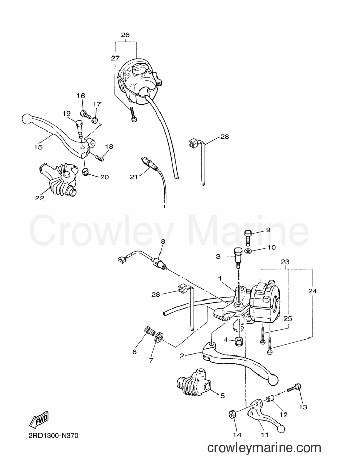 2016 Street Bike SR400 - SR400 (B274) [010] - HANDLE SWITCH & LEVER