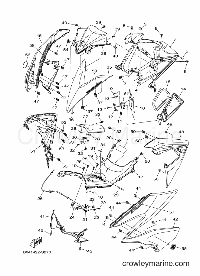 2017 Street Bike GDR125-I - GDR125-I (B641) [010] - LEG SHIELD