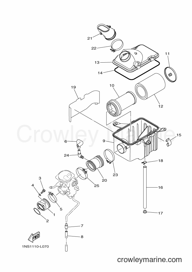 Yamaha Motors YFM350A (B149) [010] - INTAKE
