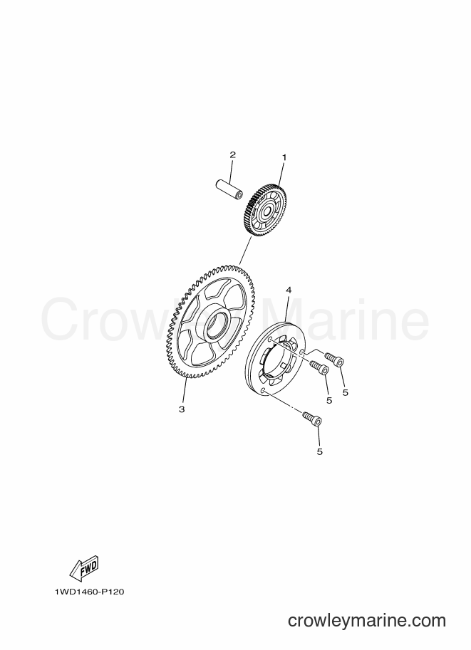 2015 Sport Bike YZF-R3 - YZF-R3 (2MS2) [010] - STARTER CLUTCH