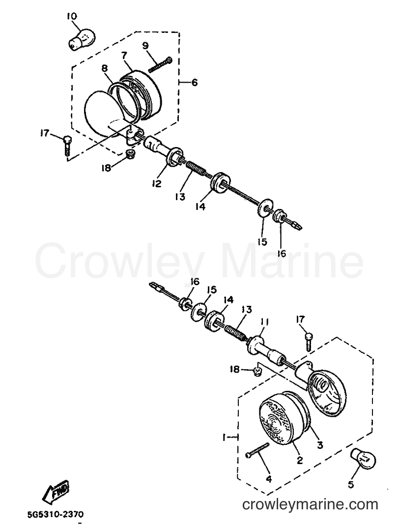 1983 Cruiser XV500 - XV500 (26R0) [020] - FLASHER LIGHT