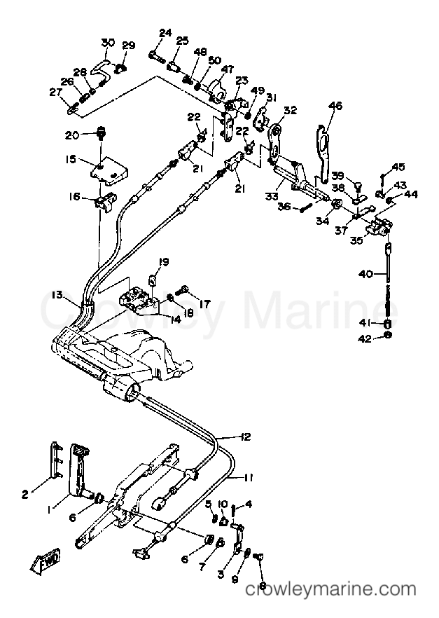 Yamaha Motors FT9.9XF - CONTROL ENGINE