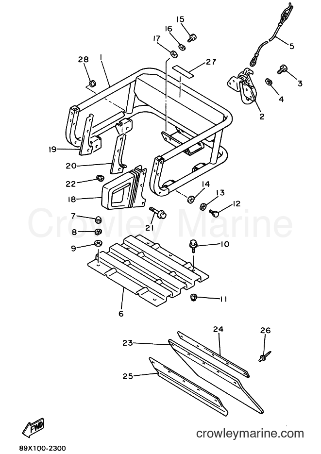 1994 Snowmobile ET410TR - ET410TR (8BY1) [020] - BUMPER