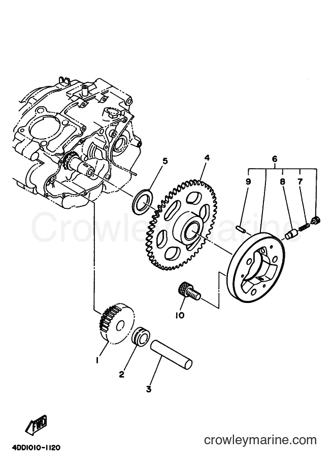 2001 Dirt Bike TW125 - TW125 (5EK5) [010] - STARTER