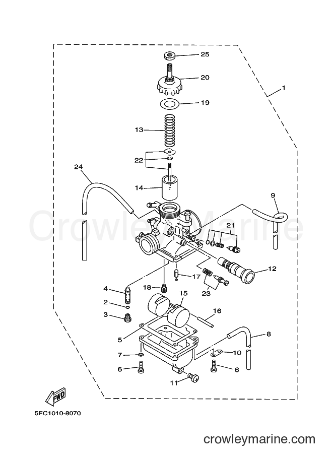 2000 Scooter DT50LC - DT50LC (3UN7) [010] - CARBURETOR
