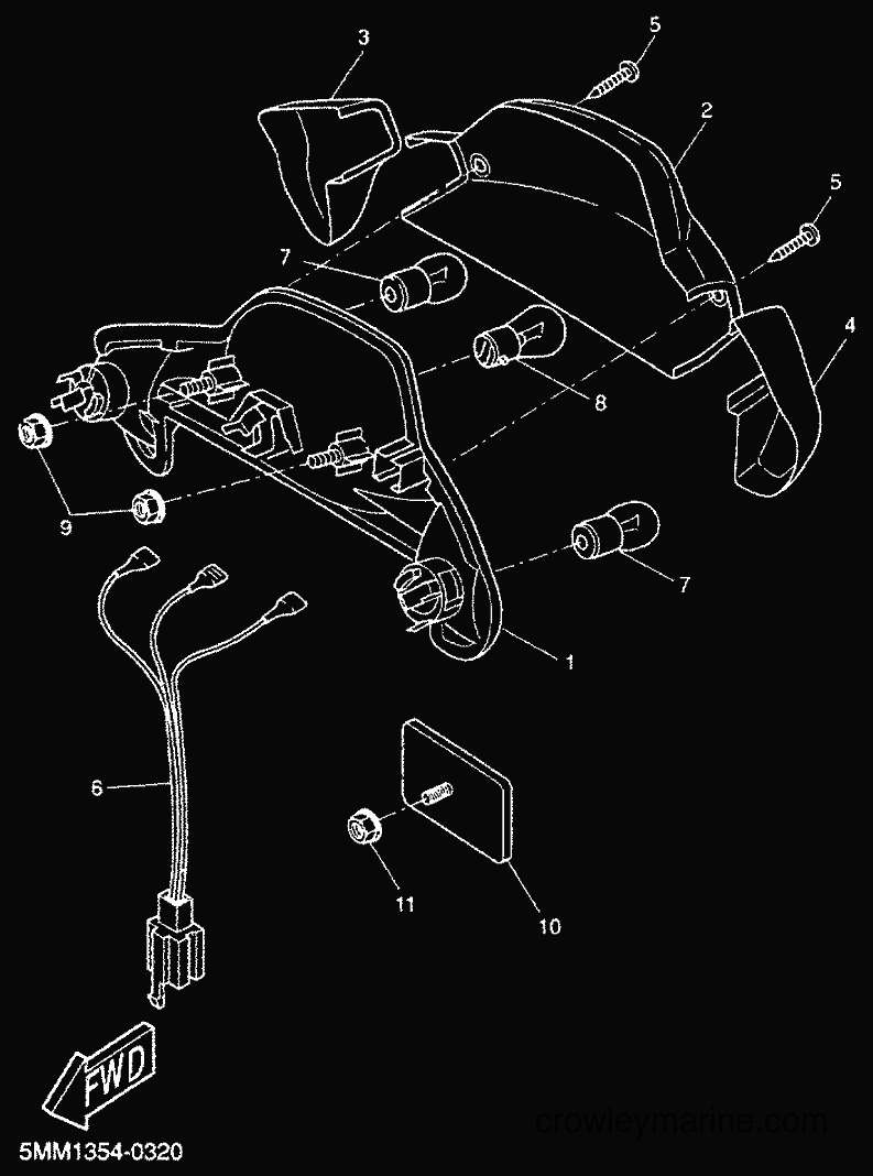 2000 Scooter CW50 - CW50 (5MN1) [020] - TAILLIGHT
