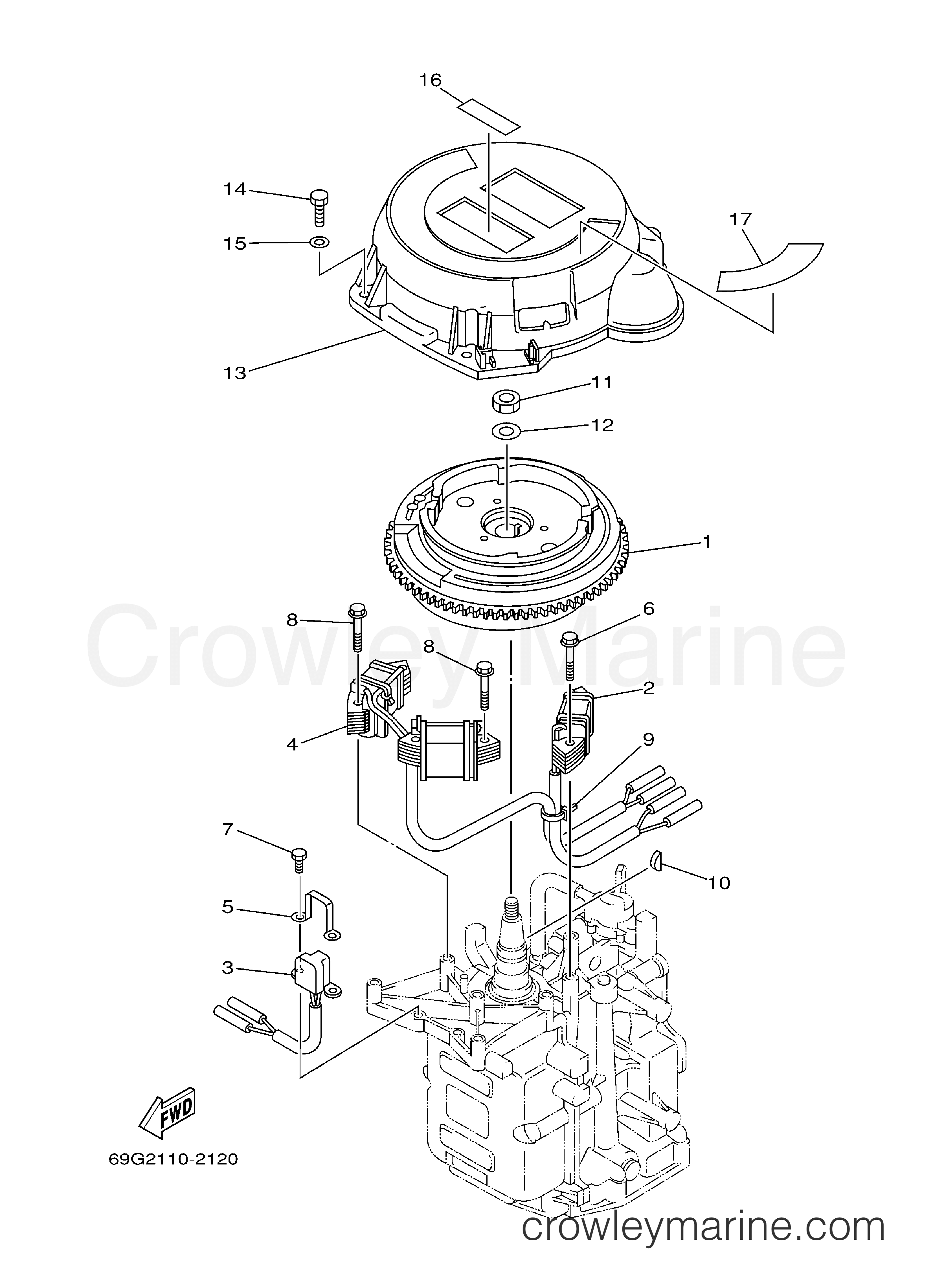 Yamaha Motors T8PLH - GENERATOR