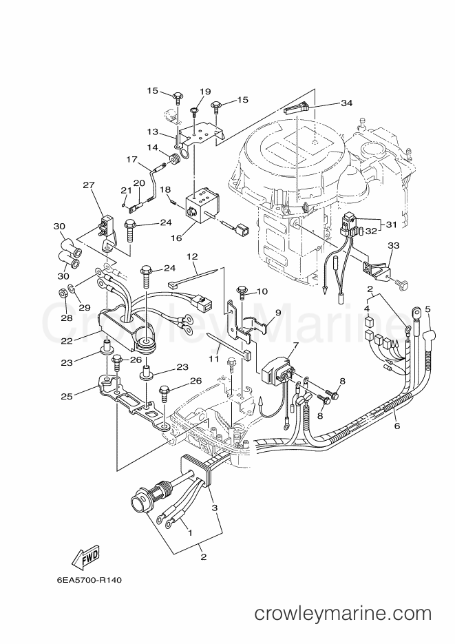 Yamaha Motors FT8GMHL (6FX3) [020] - ELECTRICAL 3