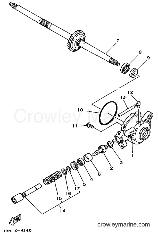 1988 ATV YF60 - YF60 (3NJ1) [999] - DRIVE SHAFT