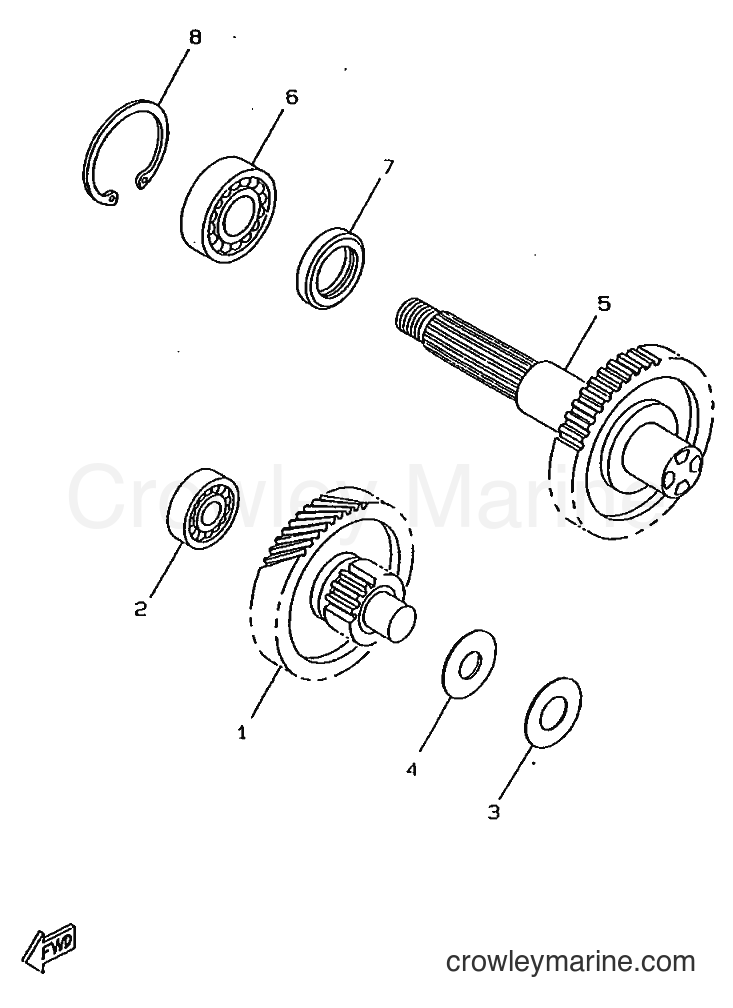 1997 Scooter CW50RSX - CW50RSX (4YD1) [999] - TRANSMISSION