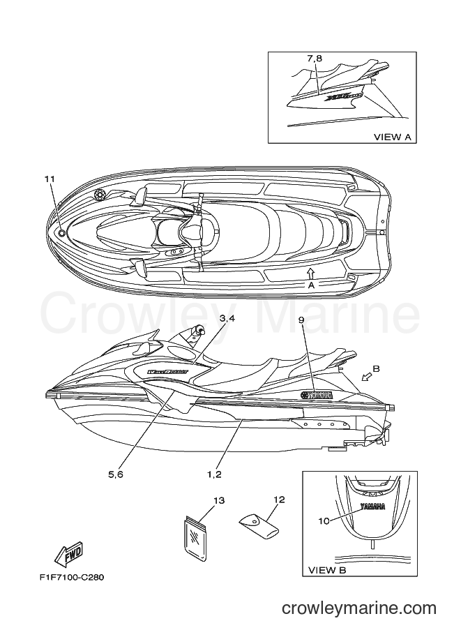 Yamaha Motors XA800A-C (F1F8) [010] - GRAPHICS