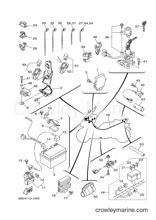 Yamaha Motors XP500 (4B5W) [010] - ELECTRICAL 1