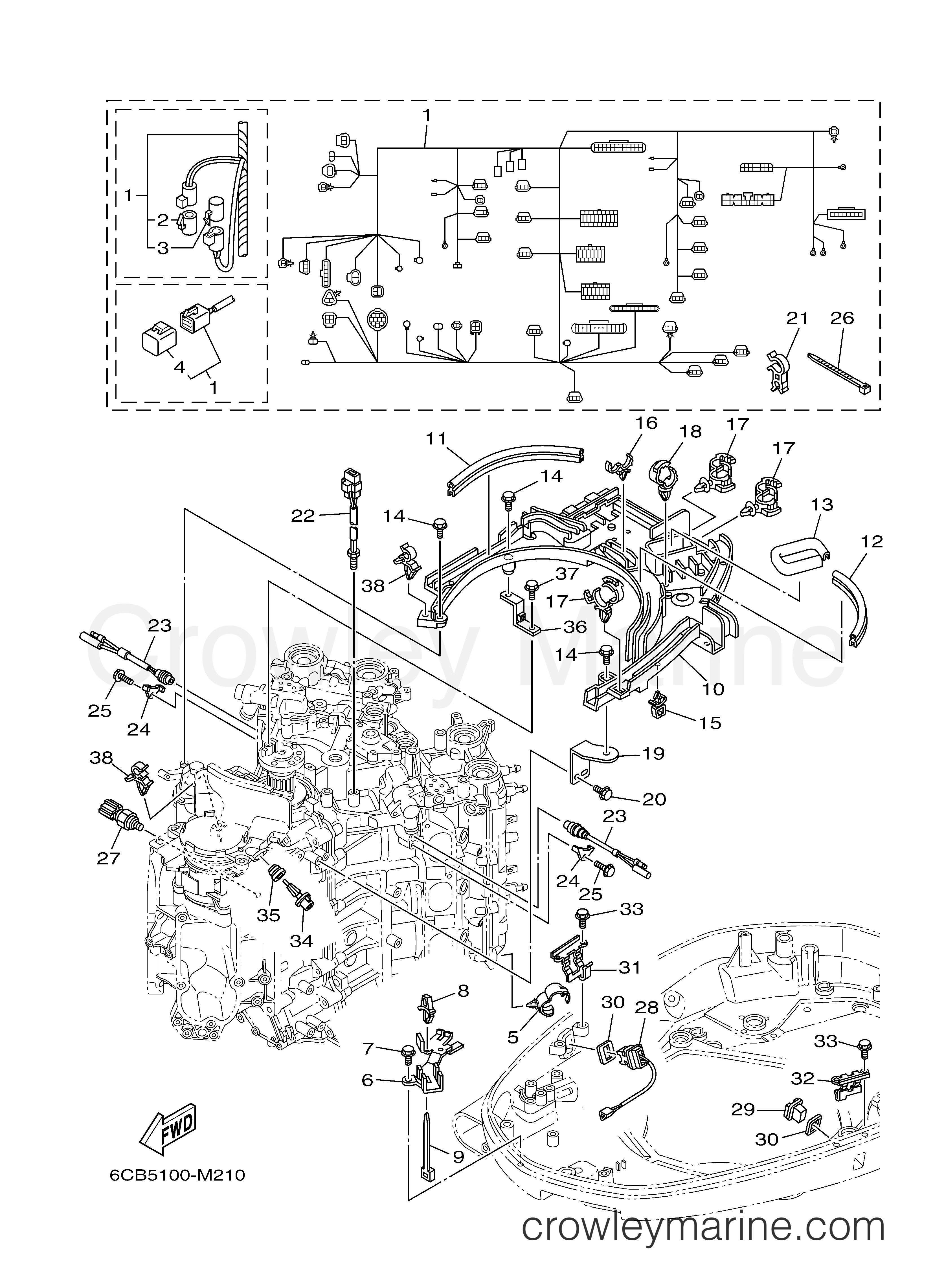 Yamaha Motors VF225LA - ELECTRICAL 4