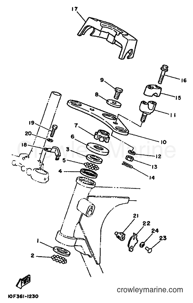 1989 Street Bike SR125 - SR125 (3MW2) [99A] - STEERING